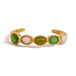 Aurora Stone Cuff